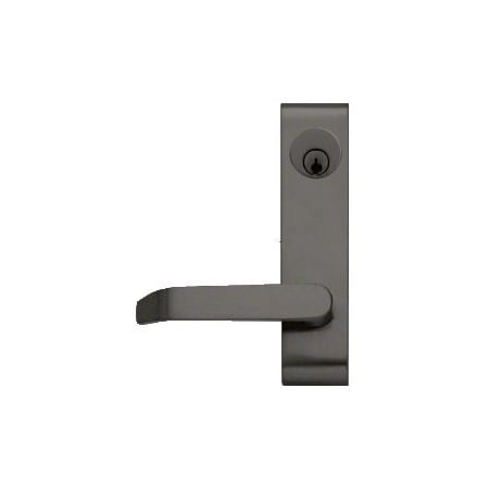 Jackson Dark Bronze Locking Flat Lever Outside Trim 9500LV02313